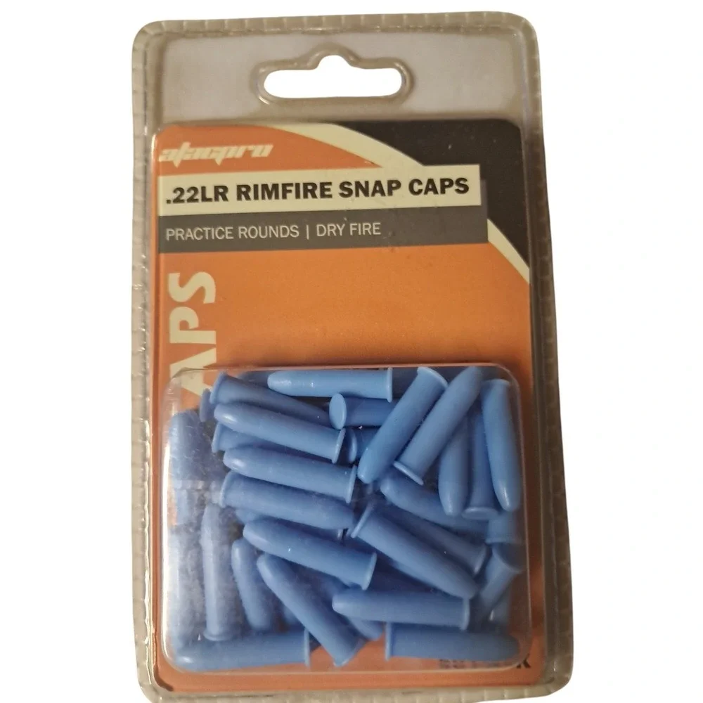 22 LR Rimfire Plastic 2 Pack Of  50 Pack of Safety Snap Caps A TAC Pro